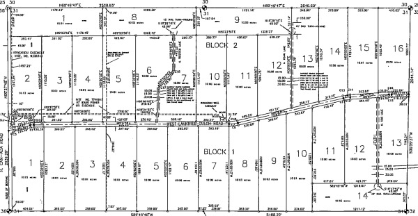 Monument Ridge plat map